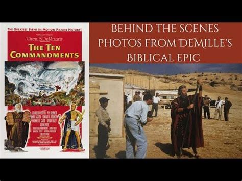 The Ten Commandments! A Biblical Epic That Explores Faith and Divine Retribution!